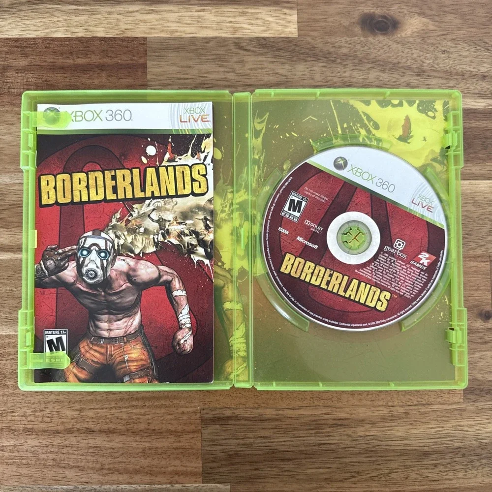 Borderlands CIB W/ Manual - Xbox 360 Gearbox Software 2K Games RPS Xbox Live